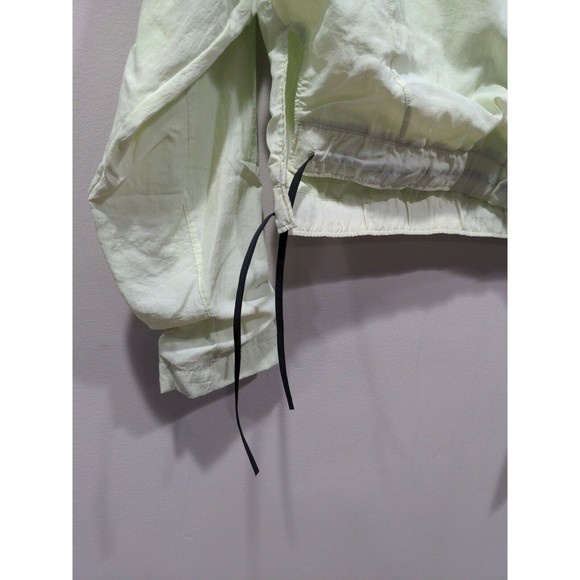 Gymshark Women's Cropped Windbreaker 1/2 Zip Size M Green Athletic Lightweight - Picture 5 of 7